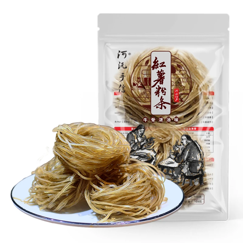 河沅手信红薯粉条108g 酸辣粉火锅凉拌粉纯正配料袋装懒人速食面