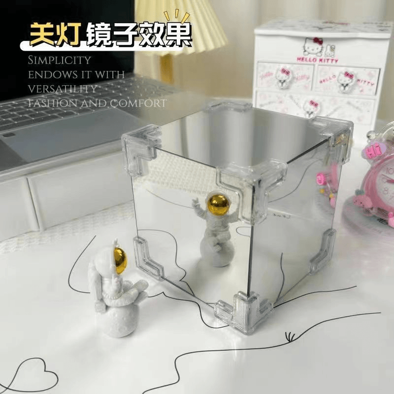 手工diy郁金香花海魔方小夜灯材料包七夕送女友情侣闺蜜生日礼物