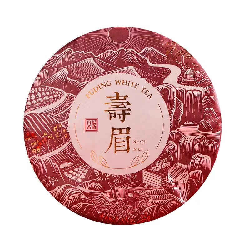 树中央【9年陈】2016年春寿眉老白茶高山白茶寿眉饼350克【礼盒装】