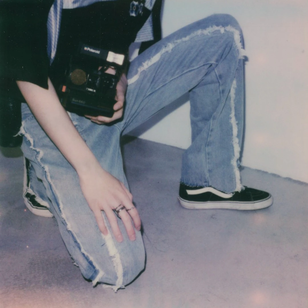 UNVEILED蜕幕|牛仔裤潮牌复古毛边做旧微收口显腿长水洗直筒长裤