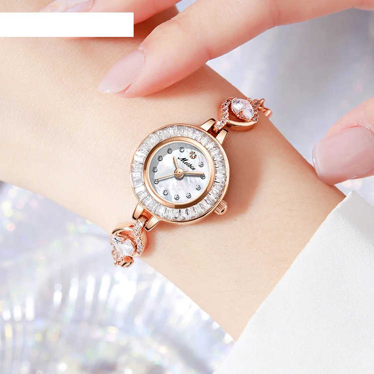 心动系列 高端女表手工镶嵌腕表精致手链表（富婆）