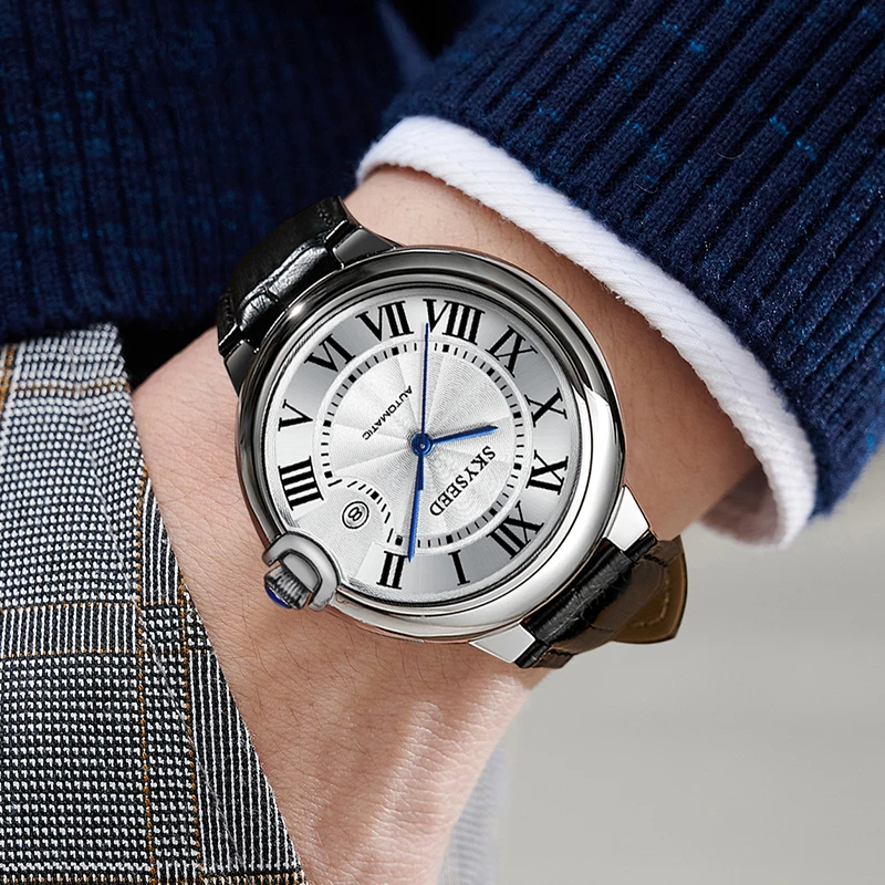 时尚男士全自动多功能机械腕表（林总）5