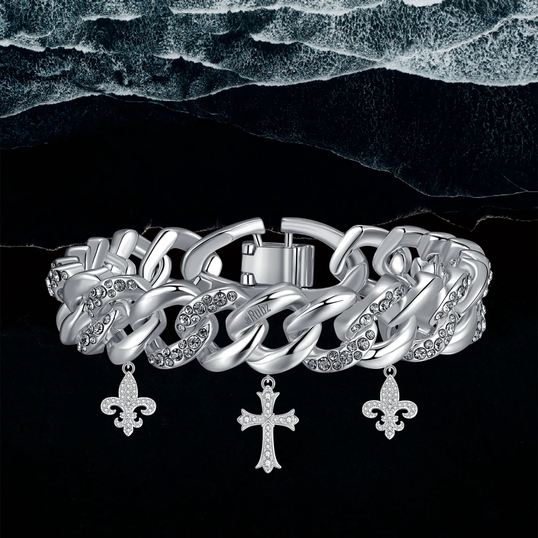 TheRubz 合金手链 经典古巴街头气质小众ins轻奢潮流时尚情侣气质