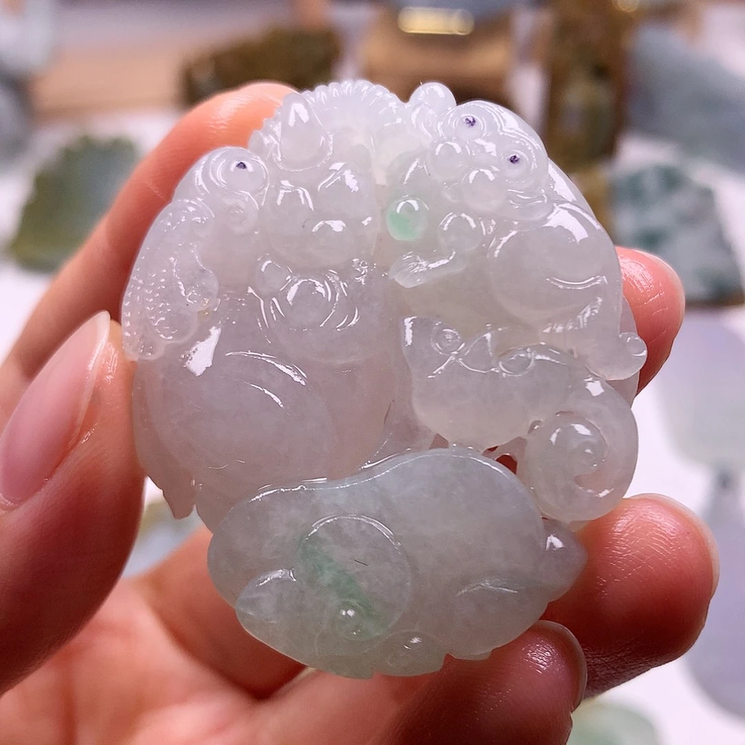 定制翡翠未镶嵌自*翡翠