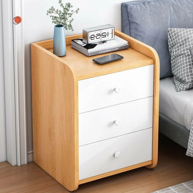 福思源家用床头柜现代简约收纳柜卧室床边储物柜【15cm】无抽