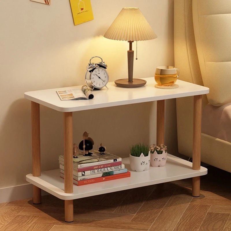 福思源落地床头柜子卧室家用出租屋小型窄小桌子边几沙发边柜茶几