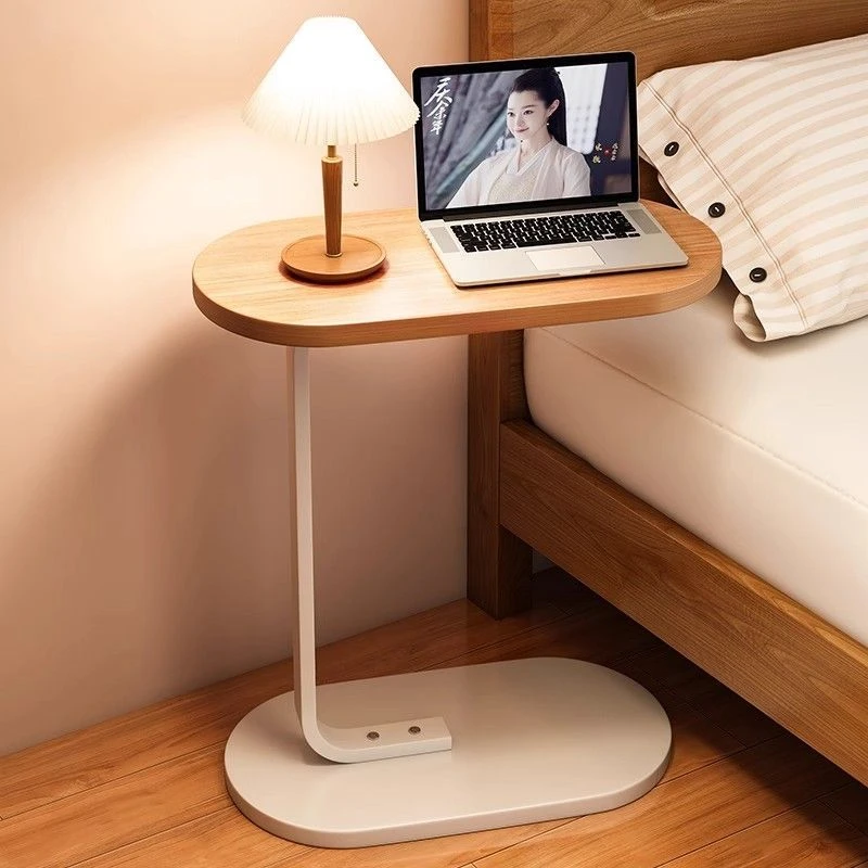 福思源懒人现代卧室床边桌小圆桌子置物架茶几小巧简约沙发边几