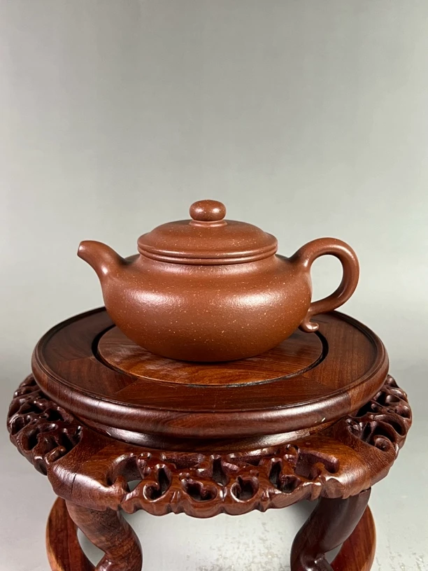 宜兴原矿紫砂仿古壶手工制作功夫茶具 大亨仿古壶 180CC 原矿降坡
