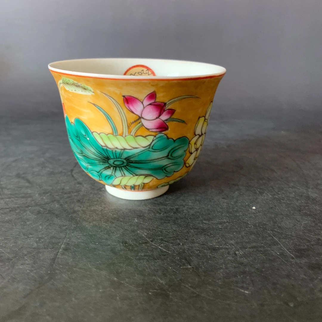 z20583花卉陶瓷茶杯