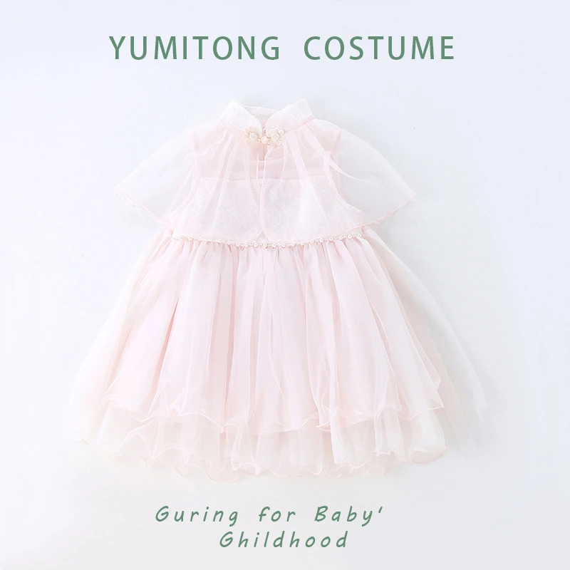 童装夏季女童洋气时尚连衣裙夏款女宝女孩夏装公主裙3-6岁高品质