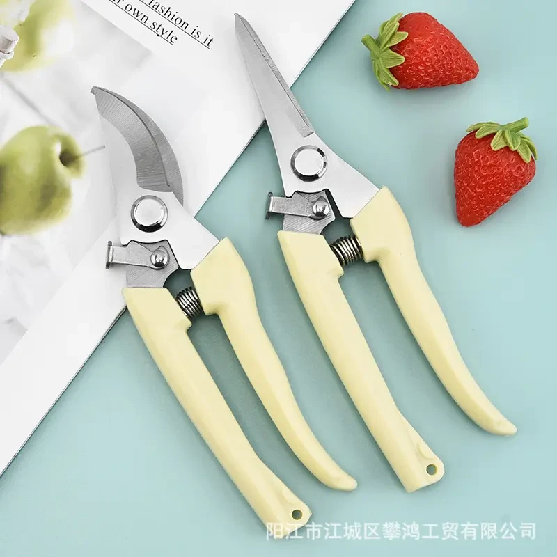 福利品不锈钢园林树枝剪园艺果园多用途剪果树枝剪刀园林剪刀阳江