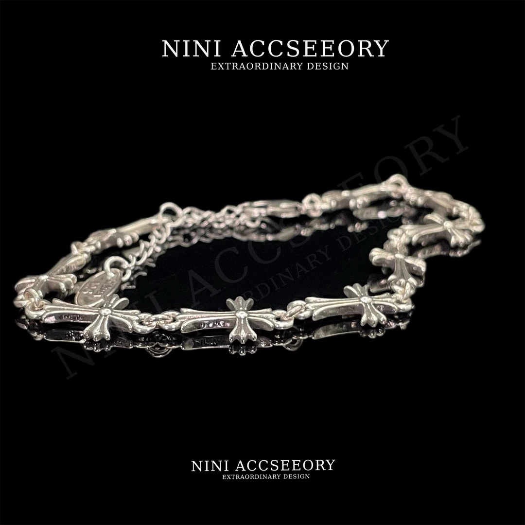 『 梦如繁星』潮奢满十字架辣妹小众百搭甜妹拽酷手链