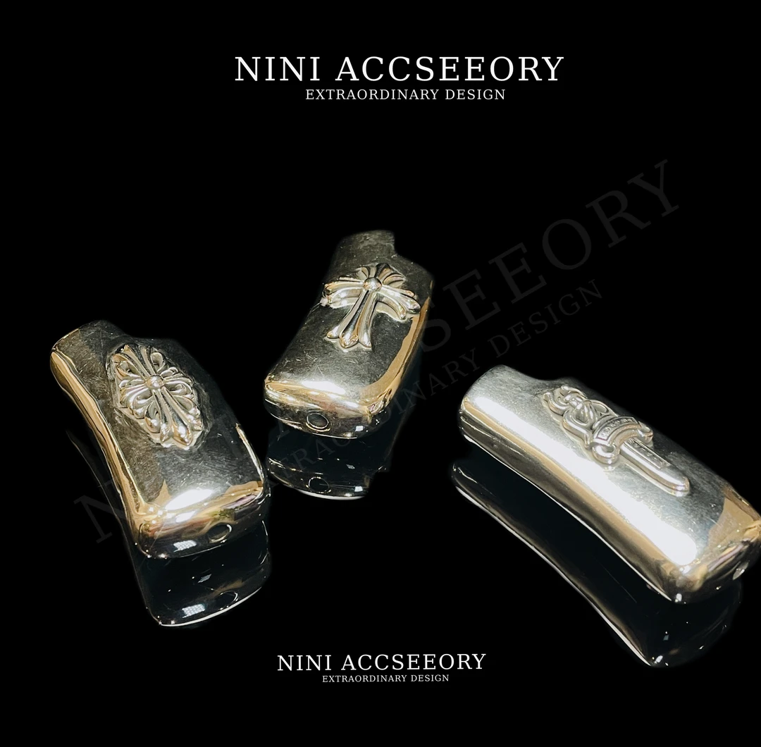 『打火造型壳』潮奢个性拽酷时尚嘻哈简约十字架DIY饰品配件