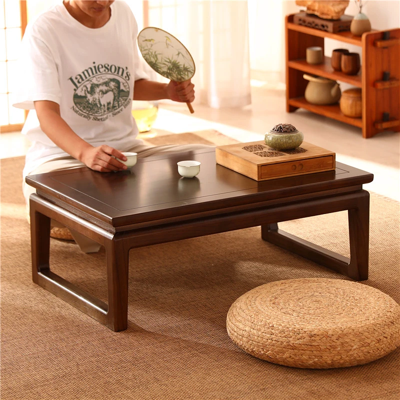 实木茶桌飘窗桌子小茶几榻榻米茶几阳台茶几小桌子家用矮桌