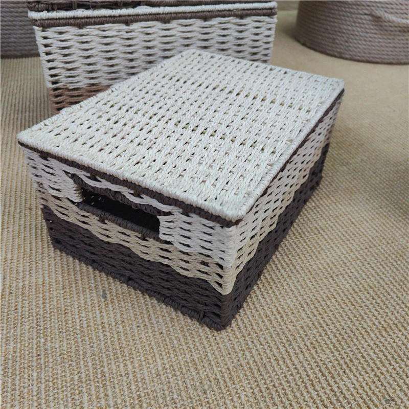 福利手工编织收纳筐