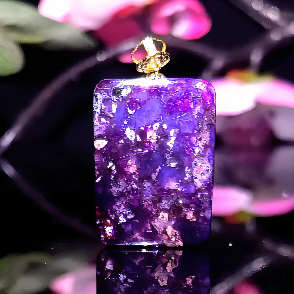 桃红紫苏苏无事牌吊坠【老赵严选】-多样性发其一