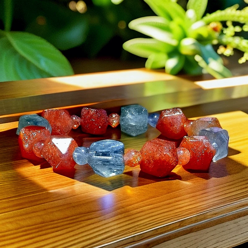 彩阿鲁八棱珠手链【老赵严选】-多样性发其一