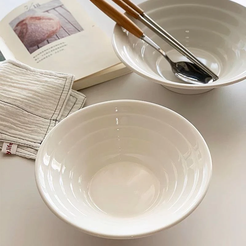 【直播专享】陶瓷汤碗麻辣烫水煮鱼碗拉面碗沙拉碗斗笠日式碗