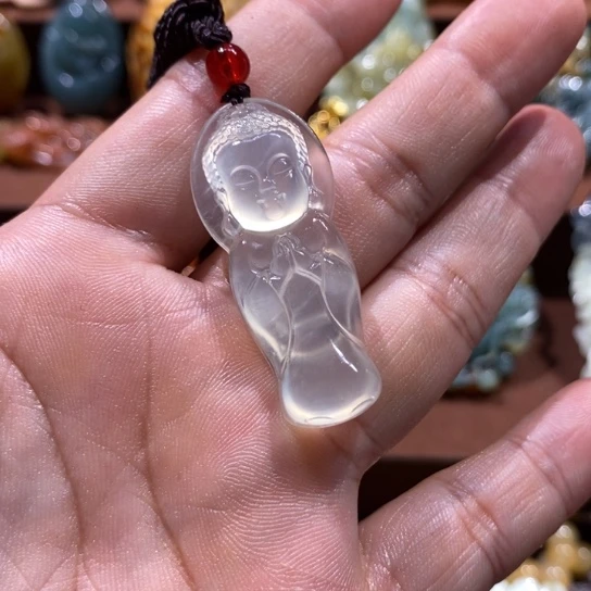 蛇纹石玉颈饰未镶嵌用****5