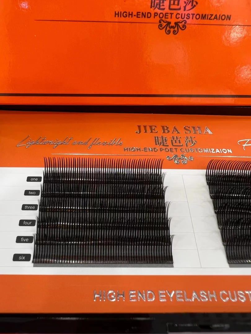 睫芭莎5D花神睫毛仙子毛卷翘柔软泰式假睫毛嫁接睫毛美睫店专用