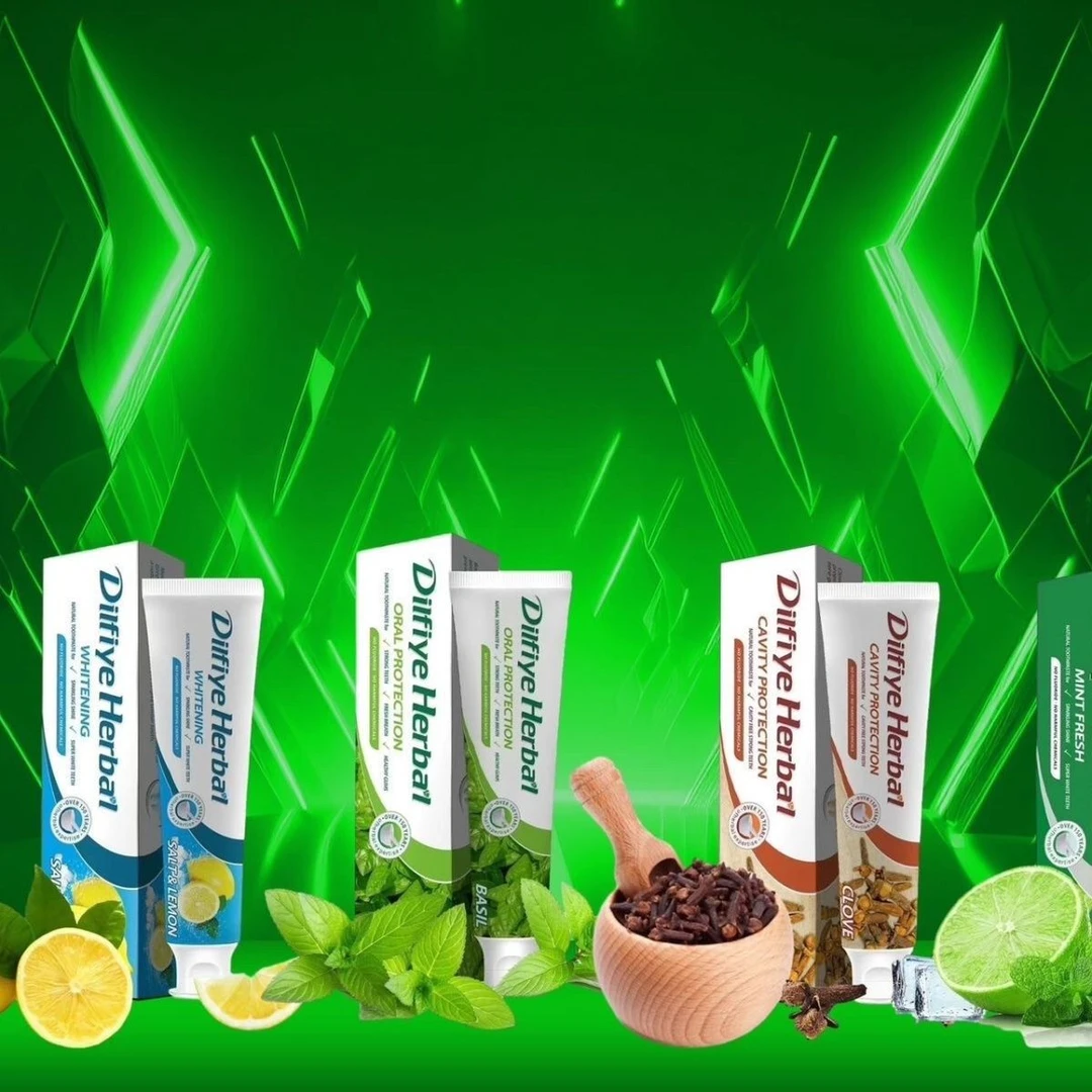 Dilfiye Herbal丁香薄荷柠檬MISWAK牙膏