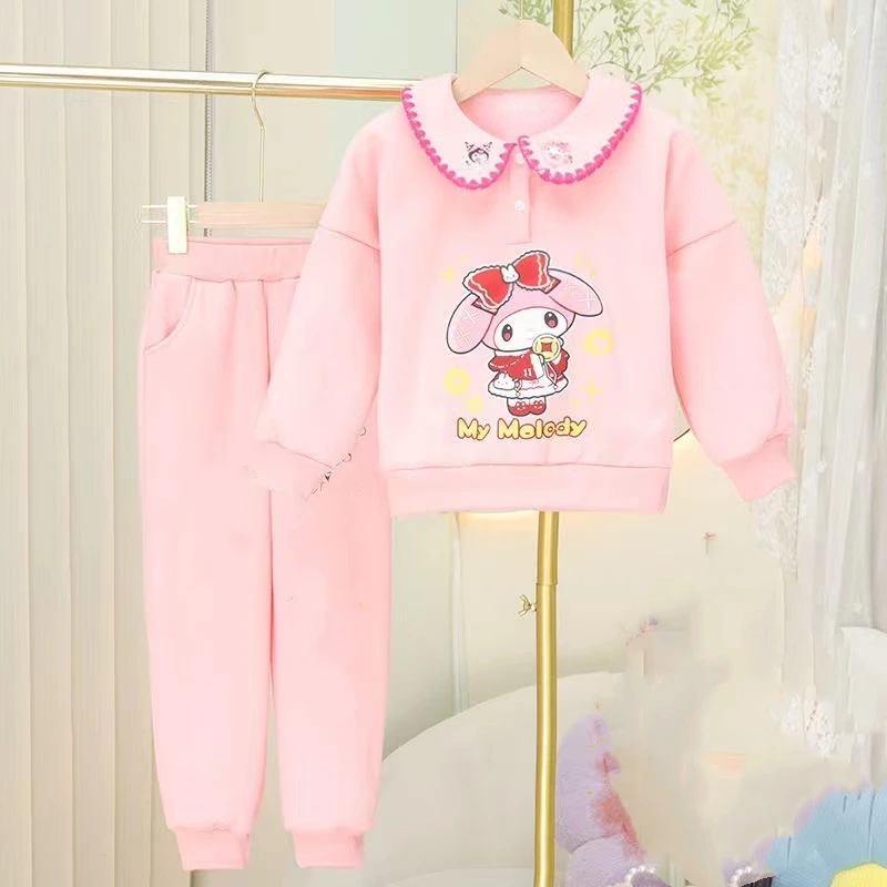 2025春秋季女童卫衣套装洋气百搭外穿童装儿童丁达尔穿搭