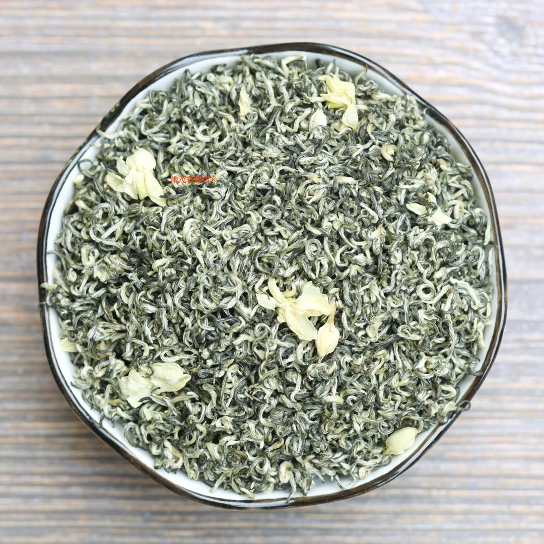 【玄针贡品】飘雪茉莉花茶特级浓香型芽芯茶叶2025新茶峨茂香飘雪