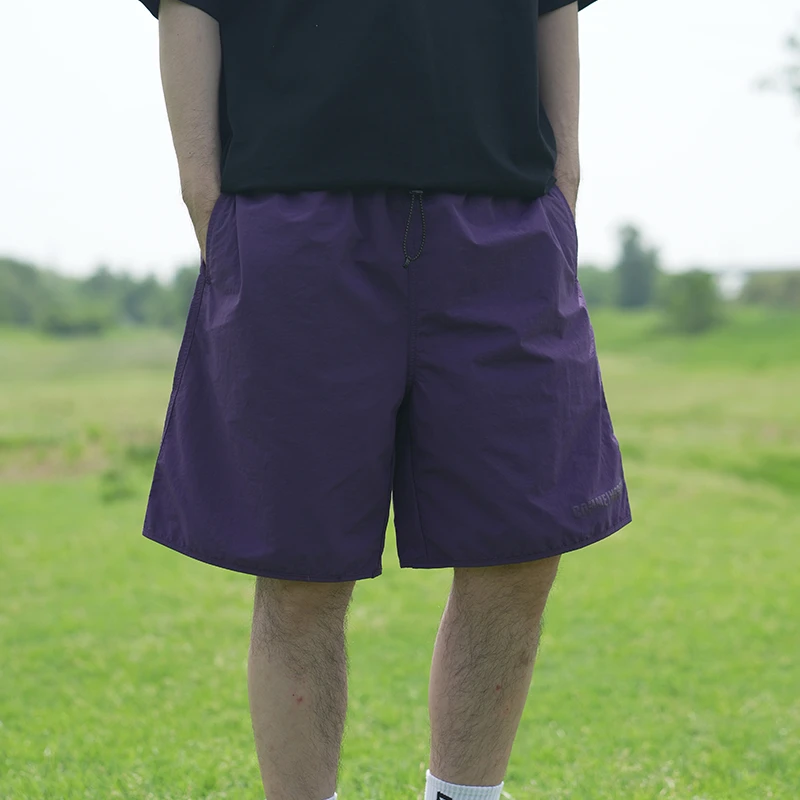 【断码】夏季潮流速干短裤男简约百搭宽松运动男款五分裤-7837