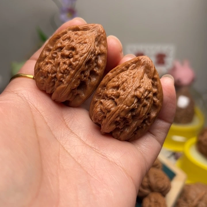 文玩核桃吊坠赤龙鸡心手捻全品