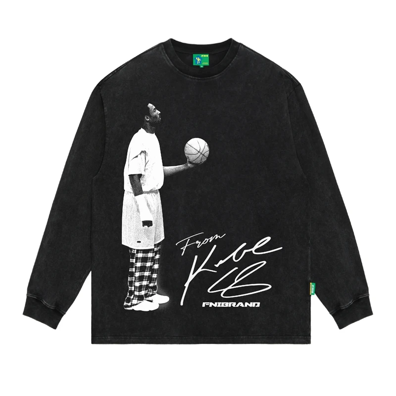 <FNIFNI>-科比仰望-美式篮球纯棉短袖上衣潮男女同款夏季新款潮牌