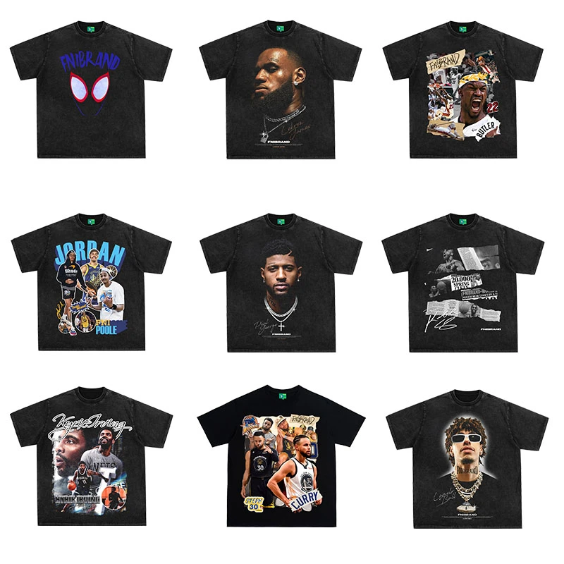 1-200号清仓短袖重磅纯棉美式球星FNI限定美式潮流清仓浮力