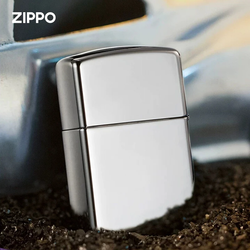 ZIPPO镜面盔甲镀铬-在册原装正版盔甲之宝打火机送男友礼物