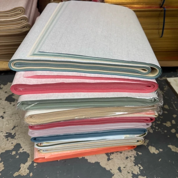 徽牌定制蜡染笺宣纸  直播间清