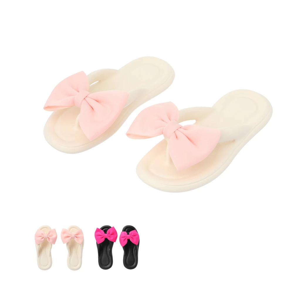 蝴蝶结基础系列女士人字拖(39-40码)(款式随机)