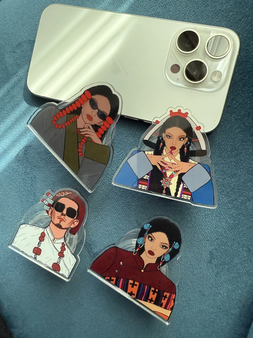 原野美央同款 ENDLESS无尽原创潮牌民族风藏式旅行箱贴纸CD组