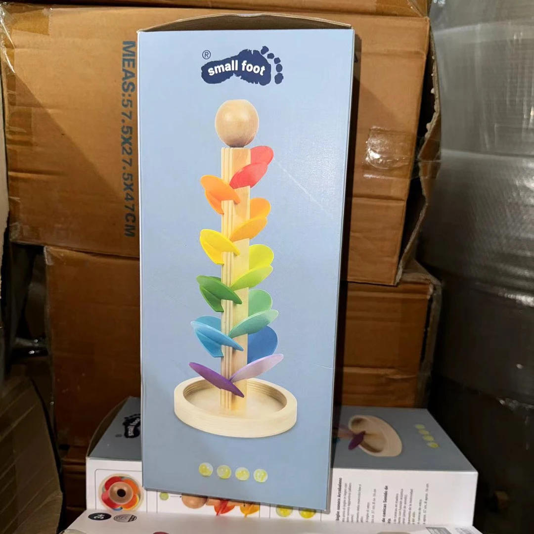 儿童木质玩具小号彩虹树