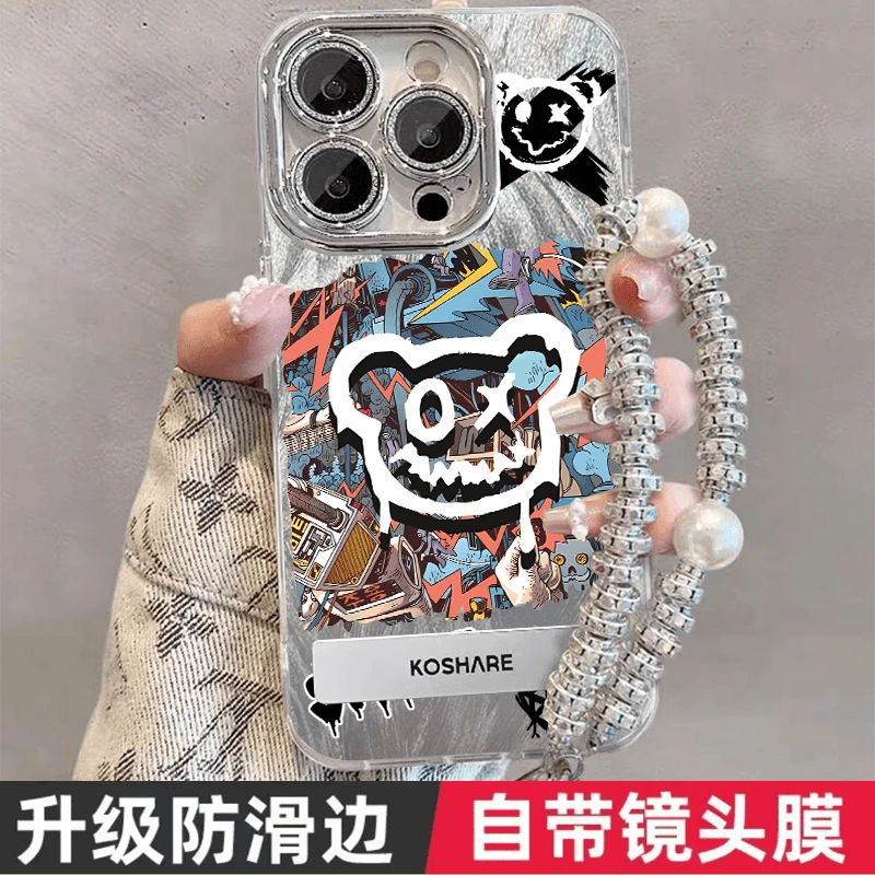 精孔羽纱银适用红米K70PRO手机Note11pro壳简约防摔小米14至尊新