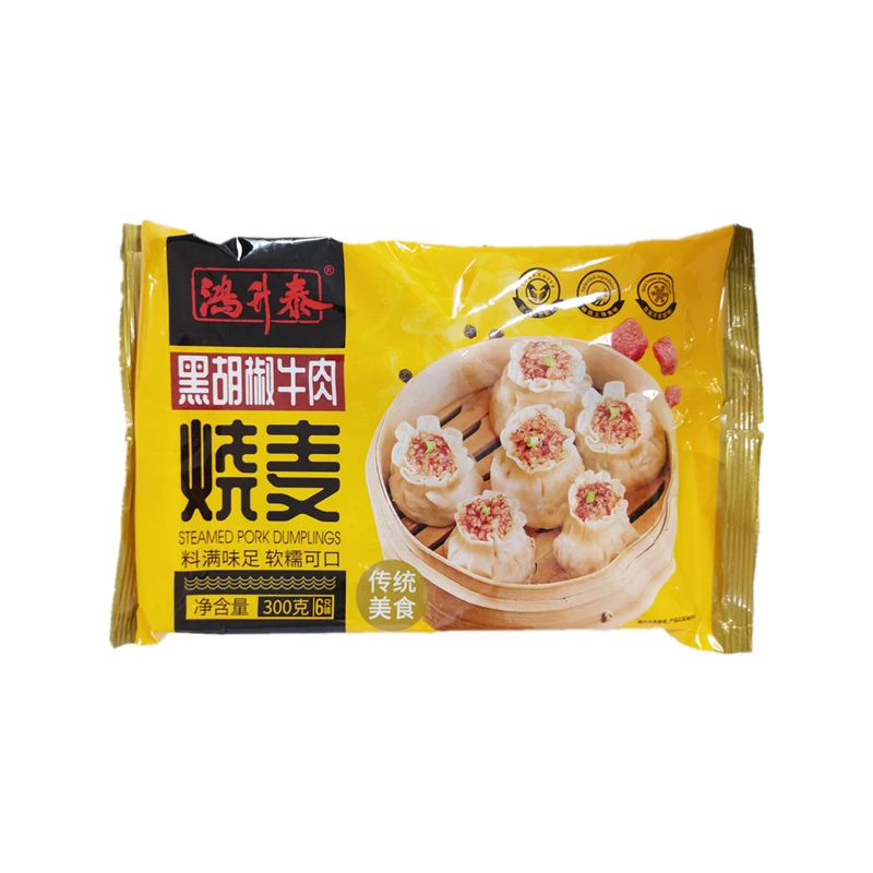 鸿升泰黑胡椒牛肉烧麦 300g