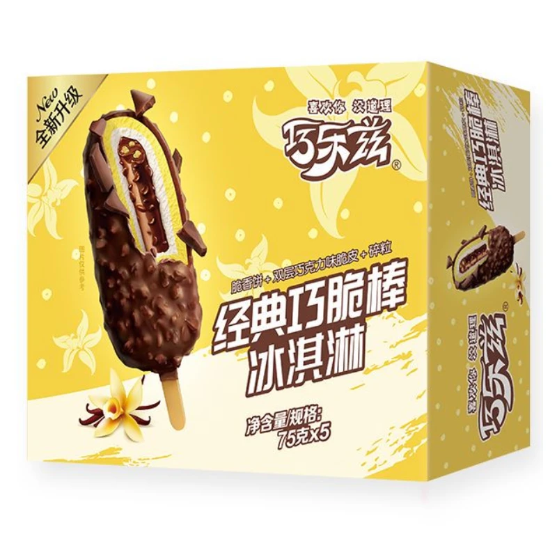 伊利巧乐兹经典巧脆棒冰淇淋 75g*5