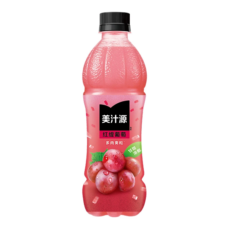 美汁源红缇葡萄果汁饮料 450ml/瓶