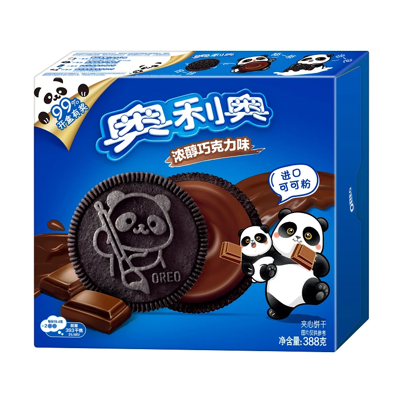 亿滋奥利奥浓醇巧克力味夹心饼干 388g/盒
