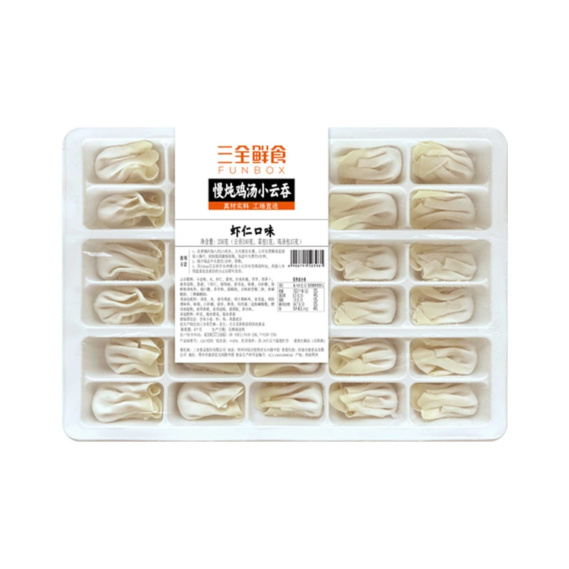 三全鲜食虾仁小云吞 256g