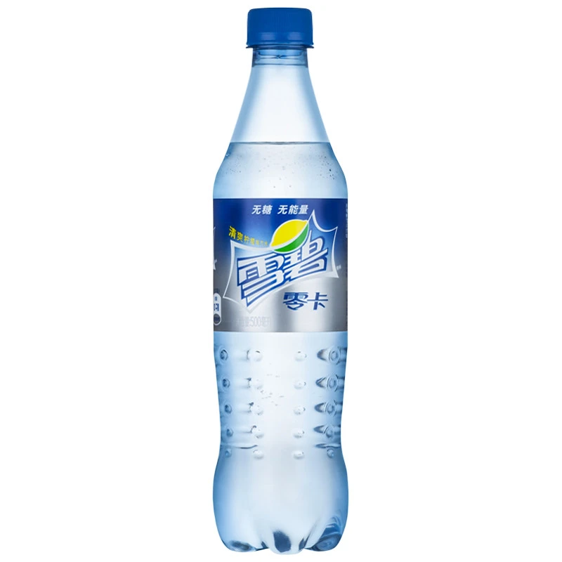 雪碧零卡 清爽柠檬味汽水 500ml