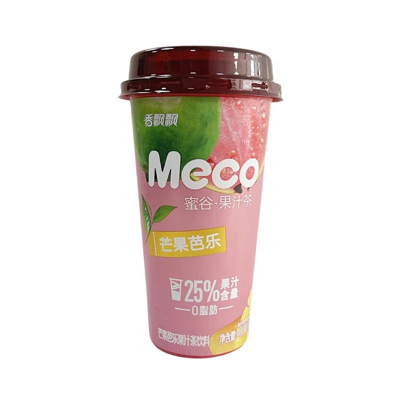 香飘飘蜜谷果汁茶芒果芭乐果汁茶饮料 400ml/杯