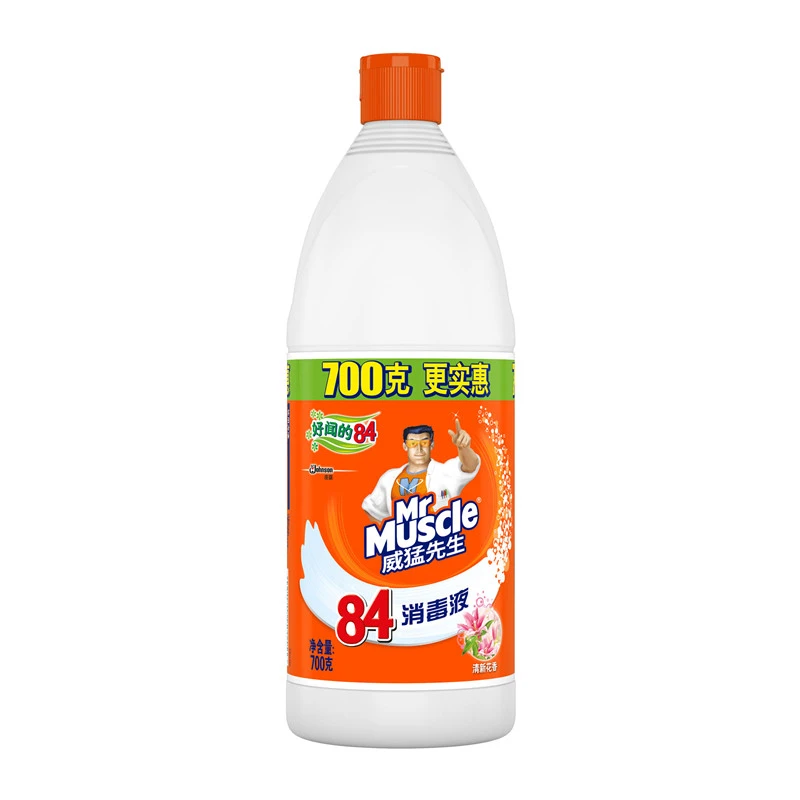 庄臣威猛先生84消毒液（清新花香）700g