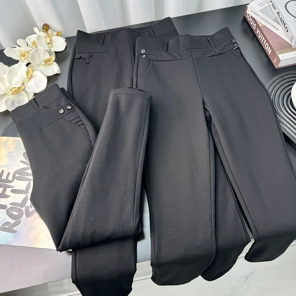 秋冬季新款时尚显瘦百搭舒适外穿羽绒裤12458