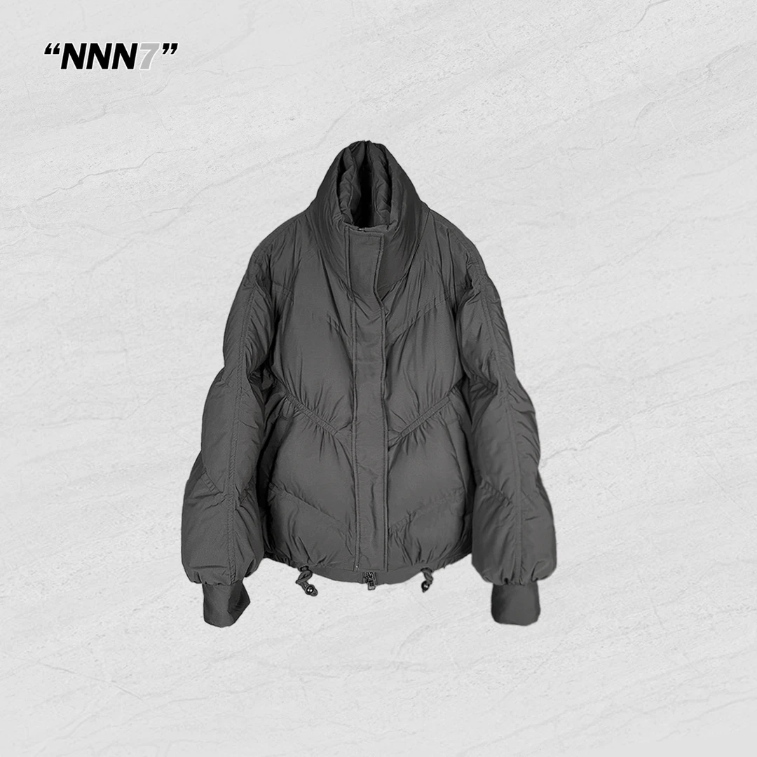 24AW #设计师系列# 极简蝙蝠重工羽绒服外套