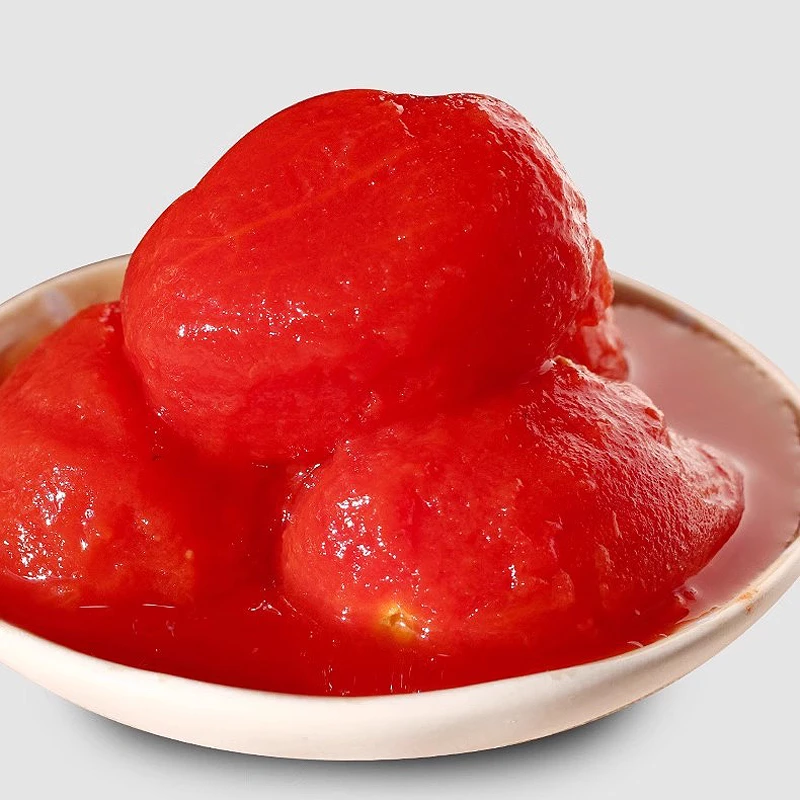 【新疆包邮】新疆去皮整番茄罐头425g/罐大田番茄炒菜新鲜烧汤家用