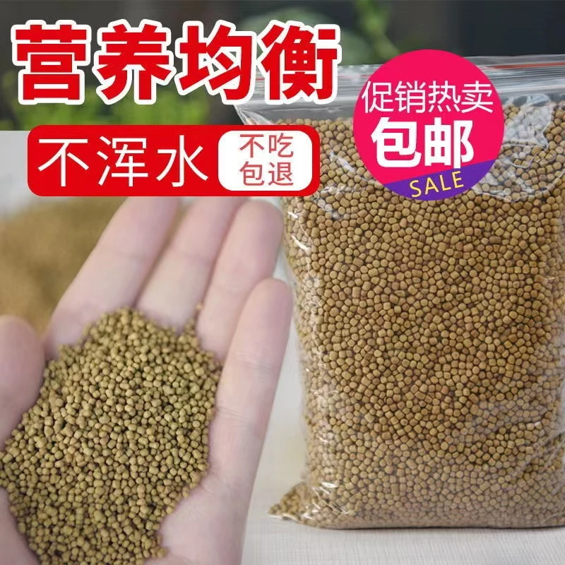鱼食锦鲤饲料观赏鱼金鱼小颗粒上浮专用鱼粮增体增色增艳育成好吃