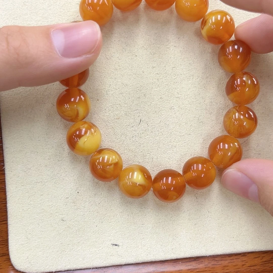 琥珀手链未镶嵌1057号